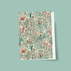 Botanical Bliss: Sow 2 Grow Floral Patterns Note Cards - Set of 4