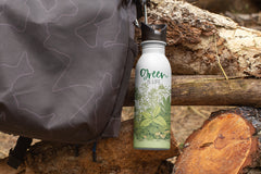 Stay hydrated with premium stainless steel wide mouth 750 ml  reusable Bottle - Green is Life