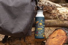 Unleash Your Curiosity: Shop the Secret 750ml Stainless Steel Wide mouth reusable Bottle - Curious Minds Expand Horizons