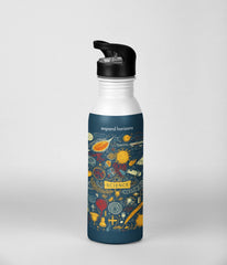 Unleash Your Curiosity: Shop the Secret 750ml Stainless Steel Wide mouth reusable Bottle - Curious Minds Expand Horizons