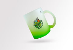 Find Your Shade of Green: Premium green shaded 350 ml green glass mug - Green is is the New Black