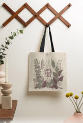 Green is life : Sustainable, Spacious and Versatile style everyday use premium quality Tote Bag