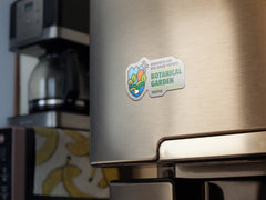 Refresh Your Space: Breathe Premium Stainless Steel Metal Fridge Magnet - Special