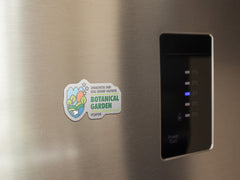 Refresh Your Space: Breathe Premium Stainless Steel Metal Fridge Magnet - Special