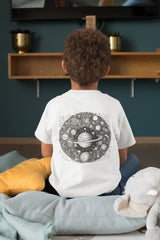 Journey into Imagination: Joyful premium Roundneck Cotton Kids T-Shirt - Curious Minds Unveil Secret