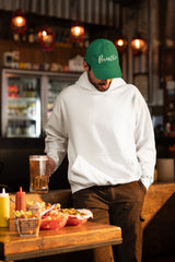 Refresh your Mind : Head prtector stylish Green Cap - Breathe (Green Color)