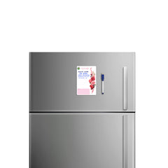 Stay on Top of Your Tasks with beautiful designed Weeden (MDF) Fridge To-Do Board, Life is beautiful - Roses