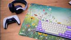 Elevate your desk - Beautiful designed premium printed desk mat - Flowers