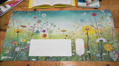 Elevate your desk - Beautiful designed premium printed desk mat - Flowers