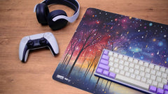 Elevate your desk - Beautiful designed premium printed desk mat - Stars