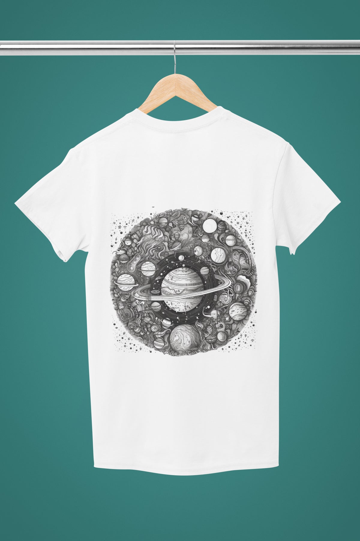 Journey into Imagination: Joyful premium Roundneck Cotton T-Shirt - Curious Minds Unveil Secret