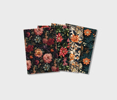 Botanical Bliss: Sow 2 Grow Floral Patterns Note Cards - Set of 4