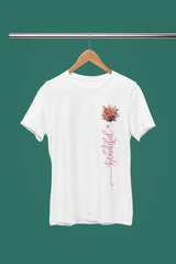 Floral Extravaganza: Premium Cotton Round Neck Oversize T-Shirt - So Beautiful Exotic Flowers